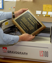 Engravings plaque award
