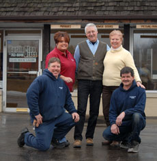 The friendly and helpful employees of Burlington Glass